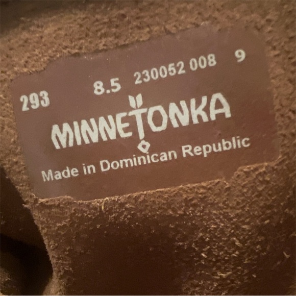 Minnetonka 293 Fringe Ankle Boots Suede 8.5 - Picture 7 of 7